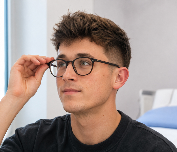 Wird nach einer Ohrenkorrektur (Segelohren) eine Brille getragen? - Op. Dr. Şükrü İşler Estetik Kliniği Wird nach einer Ohrenkorrektur (Segelohren) eine Brille getragen?